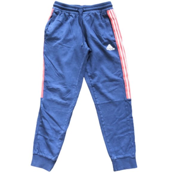 mens blue adidas joggers